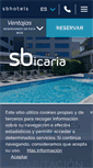 Mobile Screenshot of hotelicariabarcelona.com